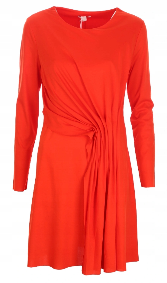 sukienka COS wrap orange cotton