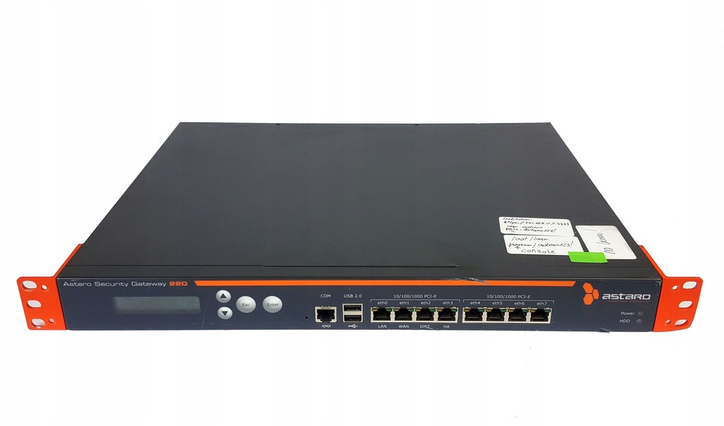 Astaro Security Gateway ASG220 rev.4 Firewall