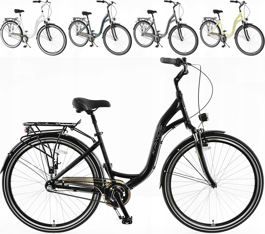 Rower miejski 28 Kands WENECJA 17 czarny 2021 10801340603 oficjalne