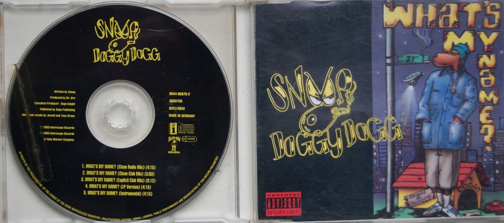 SNOOP DOGGY DOGG - WHAT'S MY NAME? [CD]