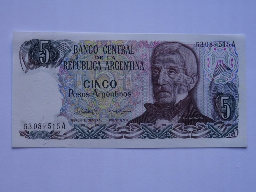 Argentyna 5 pesos-C220