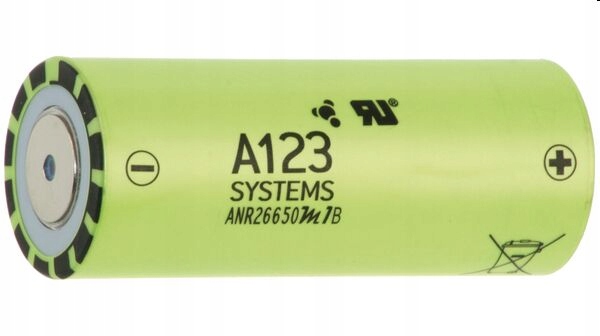 Ogniwo LiFePO4 26650 A123 SYSTEMS 3.3V 2500mAh 70A