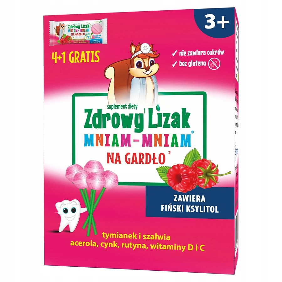 Zdrowy Lizak Mniam-Mniam na gardło Starpharma,