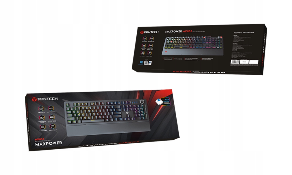 Купить Механическая клавиатура FANTECH MK853 RED ESPORT: отзывы, фото, характеристики в интерне-магазине Aredi.ru