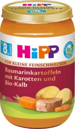 HIPP 12M rozmaryn ziemniaki marchewka cielę 220g