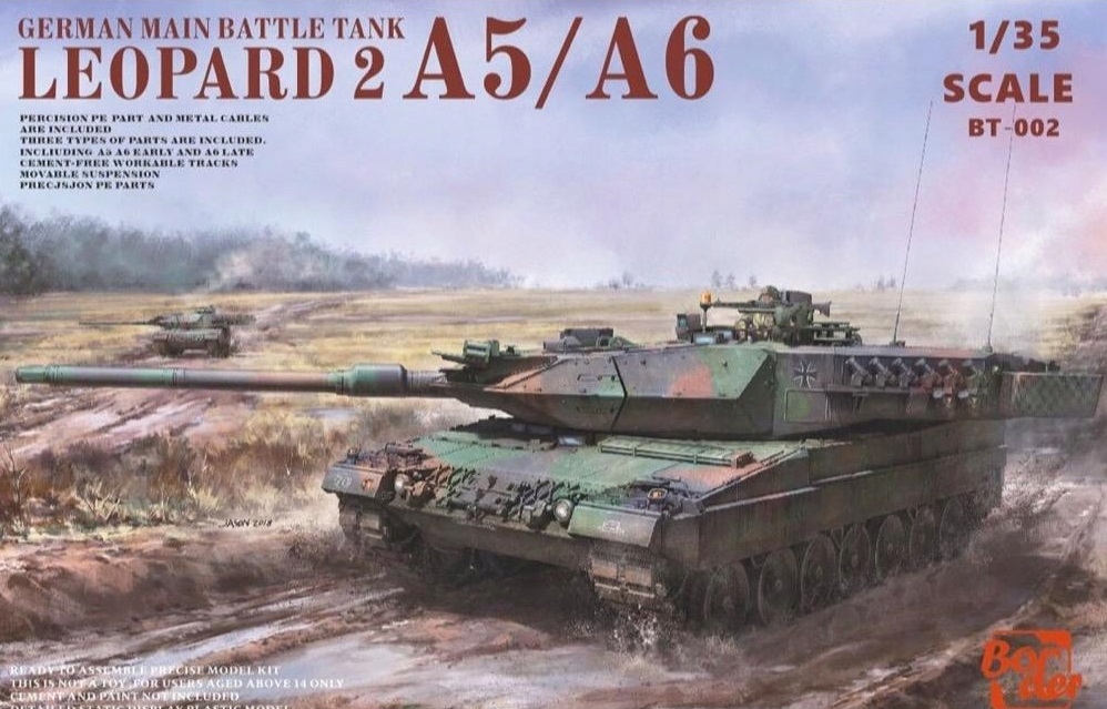 Border Model BT-002 Leopard 2A5/A6 Early & 2A5/2A6 Late (Special Version)