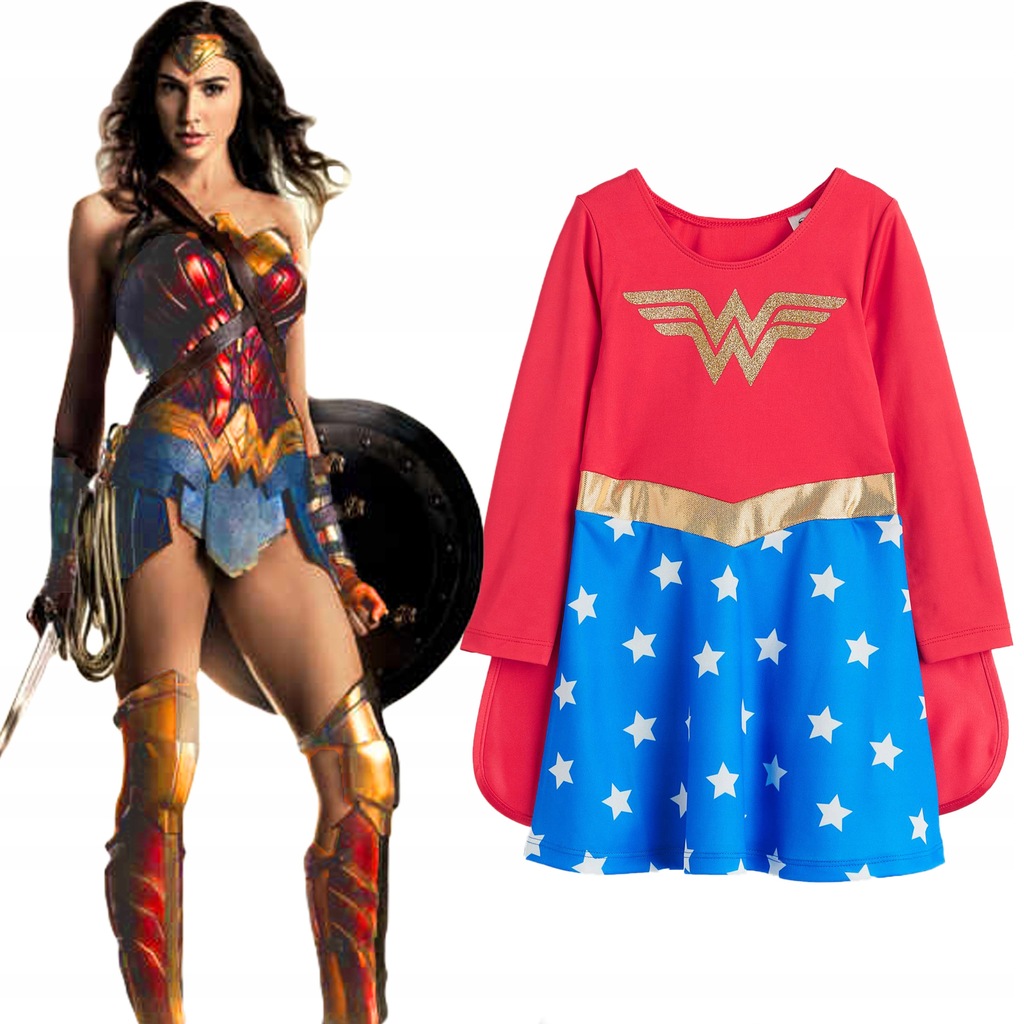 Kostium NA BAL WONDER WOMEN H&M 110/116