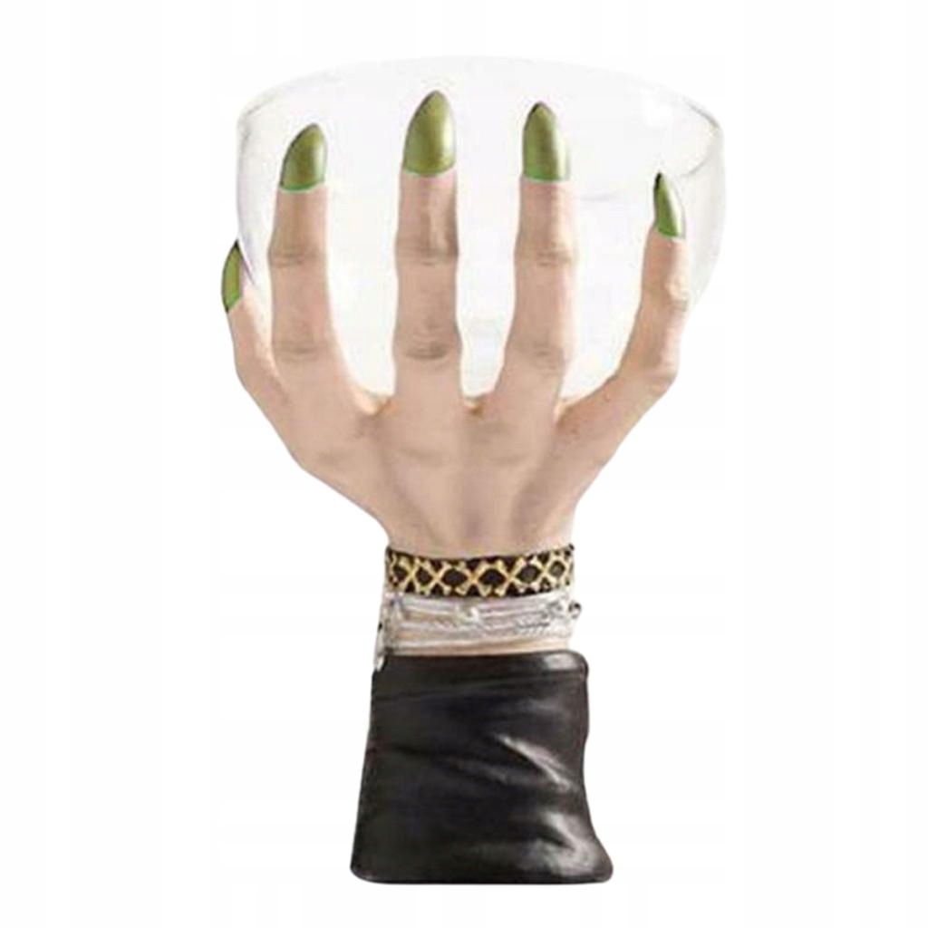 Novelty Witch Hands Snack Bowl Stand Rack Halloween Outdoor Party Green