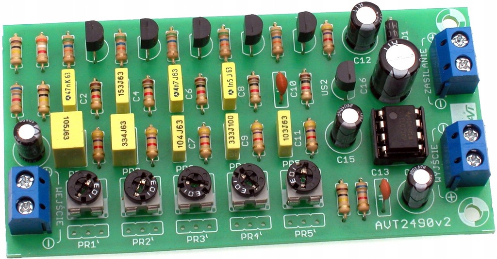 Korektor graficzny equalizer 5kanałowy AVT2490 10519575254