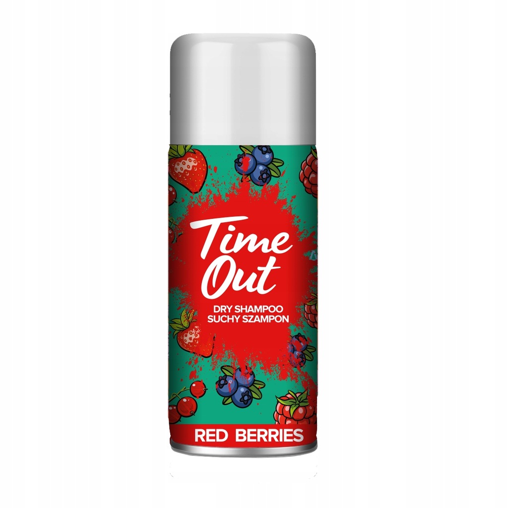 TIME OUT SUCHY SZAMPON 75ml /MINI /RED BERRIES