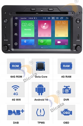 Radio nawigacja Alfa Romeo 159 Brera 2005- ANDROID