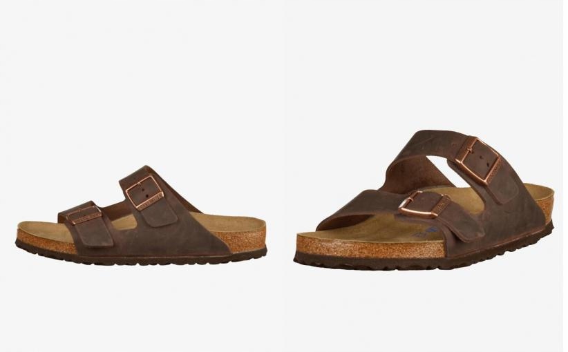 L35611 T10 BIRKENSTOCK ARIZONA BRĄZOWE KLAPKI 36