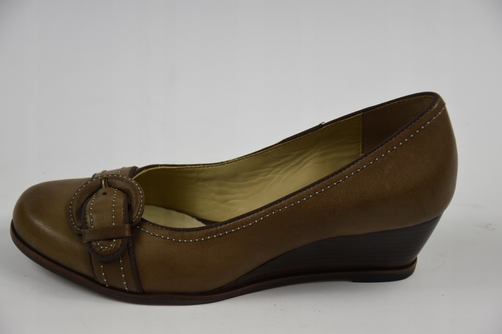 Clarks sinance czółenka buty skórzane r.5/23cm