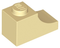 LEGO Łuk Arch 1x2 Piaskowy Tan 78666
