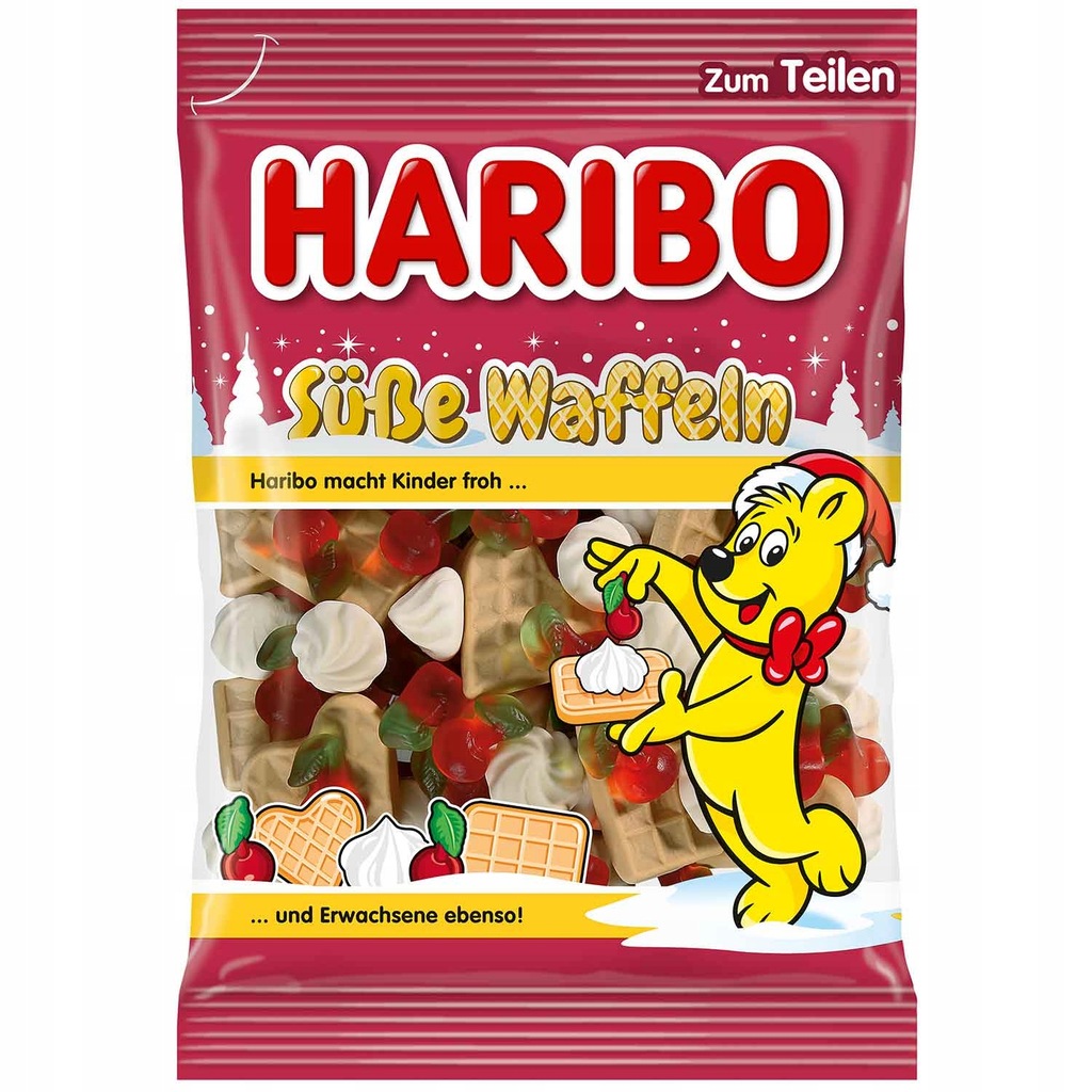 HARIBO Świąteczne Żelki Gofry Suesse Waffeln 175 g