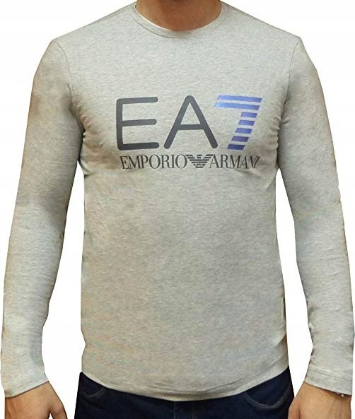 EMPORIO ARMANI EA7 koszulka longsleeve szara - M