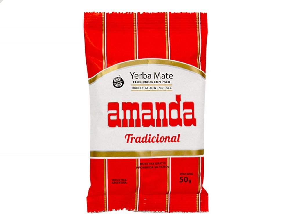 Yerba Mate AMANDA KLASYCZNA 50g elaborada con palo