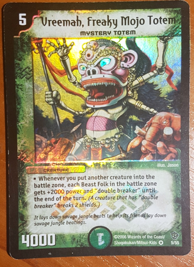 DUEL MASTERS - VREEMAH, FREAKY MOJO TOTEM - HOLO