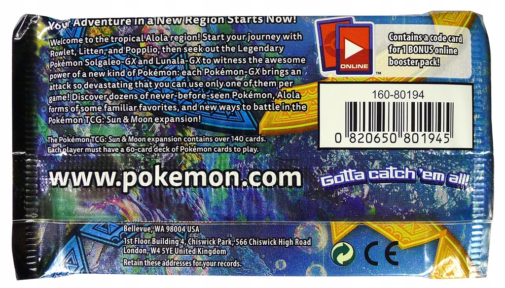 Купить Карты POKEMON SUN и MOON BOOSTER SACHET: отзывы, фото, характеристики в интерне-магазине Aredi.ru