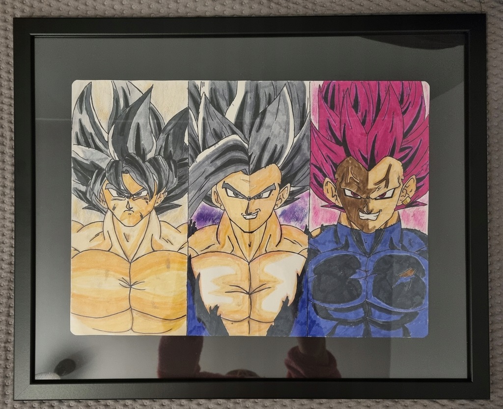 Ręcznie wykonana grafika Dragon Ball