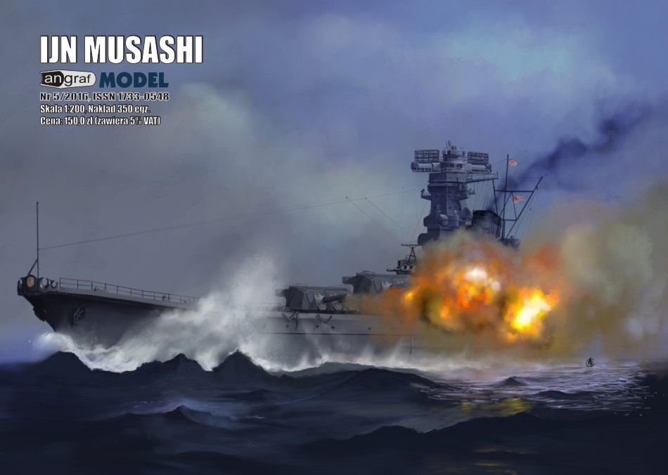 Pancernik IJN MUSASHI, Angraf 1:200