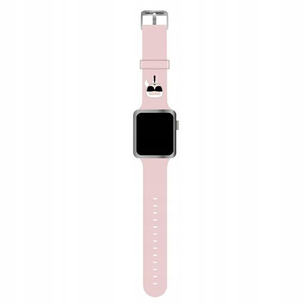 Karl Lagerfeld Pasek Apple Watch 38/40/41 różowy