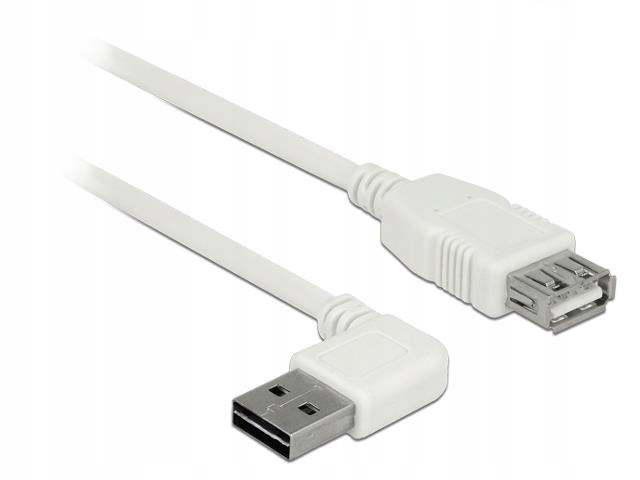 Przedłużacz USB 2.0 Delock A(M) - A(F) 0,5m biały