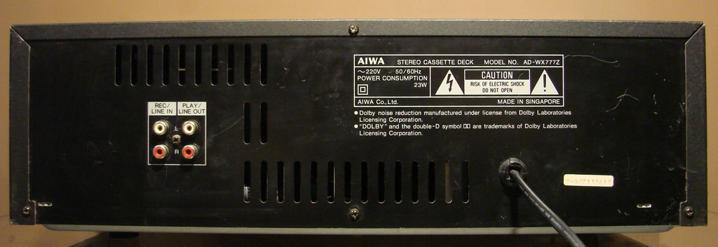 Купить AIWA AD-WX777 - ПАЛАТА - ВИНТАЖ - 1989 - ГВАР.: отзывы, фото, характеристики в интерне-магазине Aredi.ru