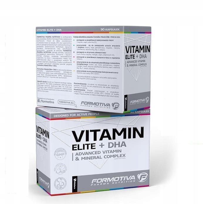 FORMOTIVA Vitamin Elite + DHA 90cap WITAMINY OMEGA