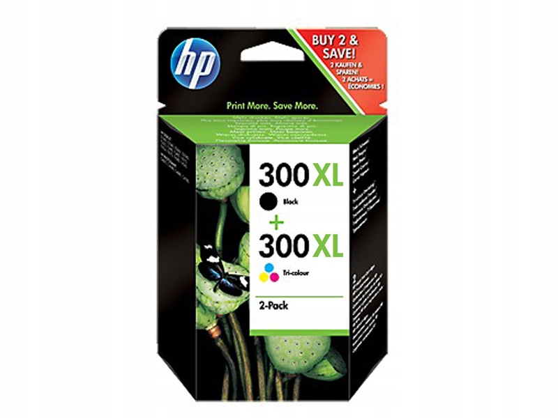 Komplet do HP - 300XL BK + C F4580 F2480 2420 FV23