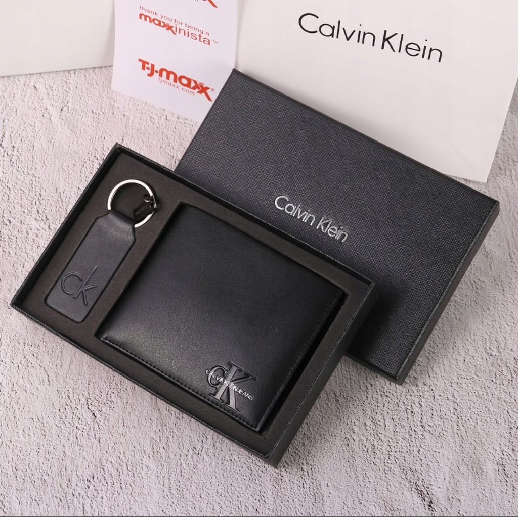 PORTFEL CALVIN KLEIN MĘSKI Hermoso- GRATIS BRELOK