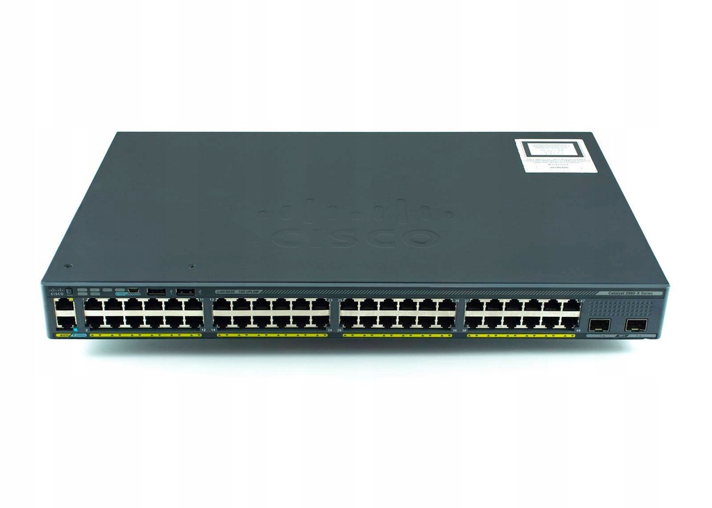 WS-C2960X-48TD-L 48x1GE RJ45 2x10G SFP+ LAN Base L2 Cisco 2960-X Switch