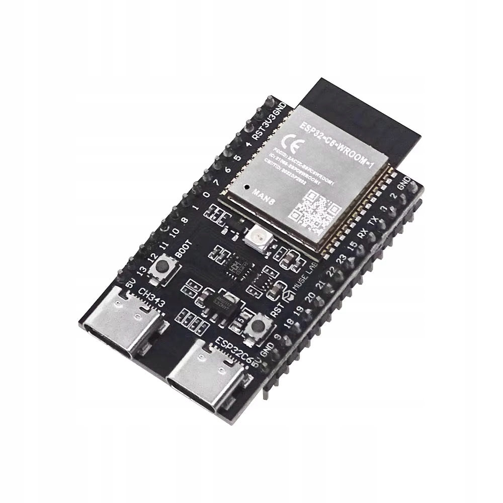 Płytka prototypowa ESP32-C6 16MB WiFi/BT/Zigbee