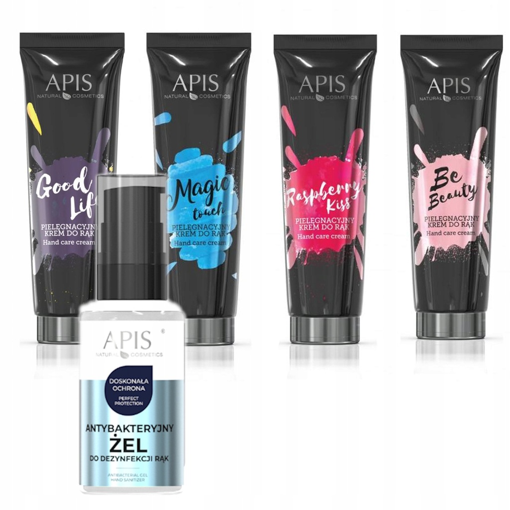 APIS Zestaw 4x100ml krem rąk perfumowany Gratis