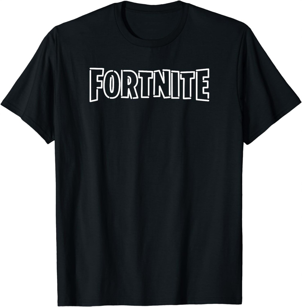 Koszulka FORTNITE - LOGO L czarna dziecięca