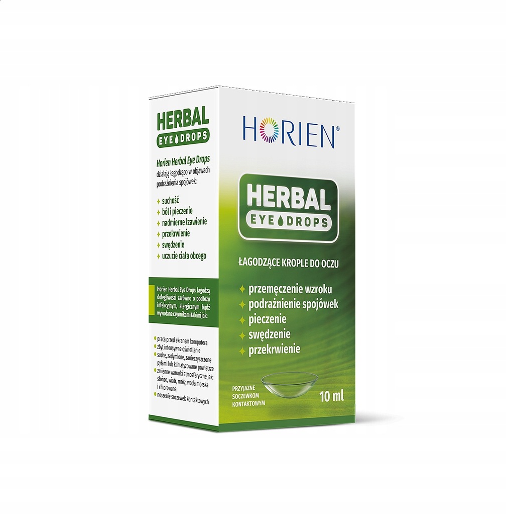 Łagodzące krople do Horien HERBAL Eye Drops - 10 ml