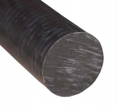 Pręt wałek ertalon poliamid czarny fi20 - 100 cm