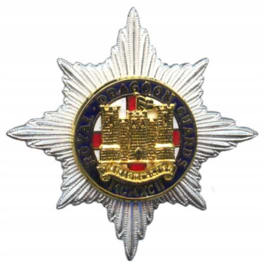 odznaka wpinka brytyjska Royal Dragoon Guards