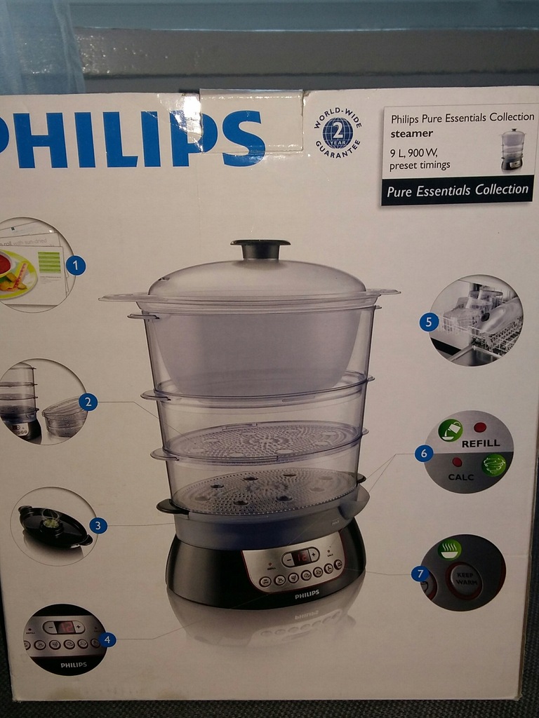 Parowar Philips 900 W