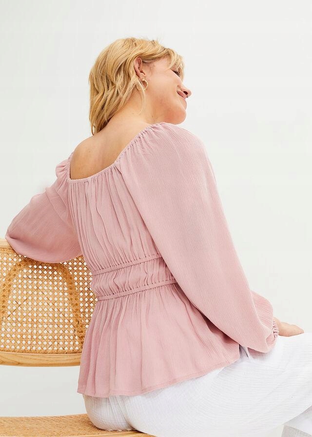 40 _XX B.PC RÓŻOWA BLUZKA LUŹNA