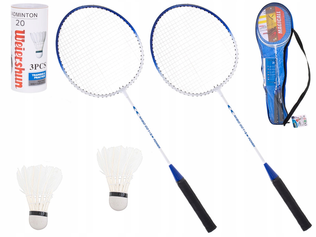 Rakietki rakiety paletki do badmintona + lotki
