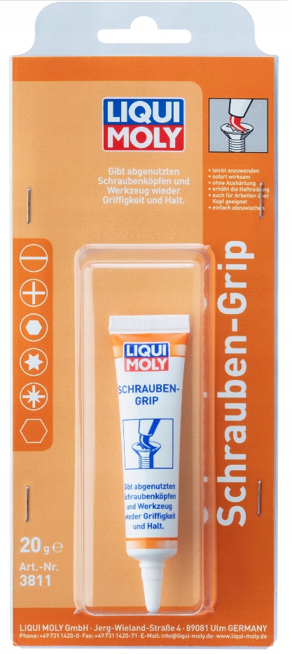 LIQUI MOLY 3811 SCHRAUBEN-GRIP 20G ODKRĘCANIE ŚRUB