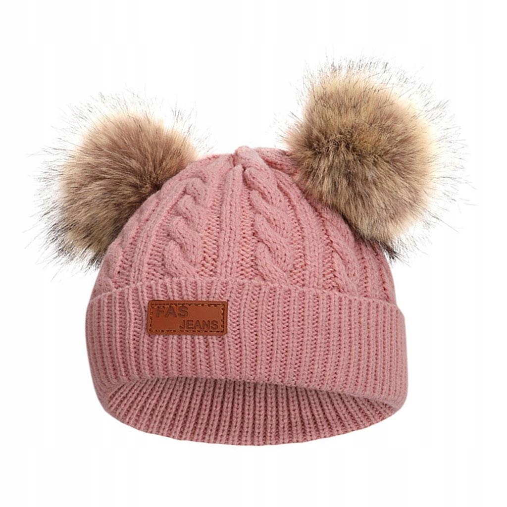 Śliczna czapka Aumtum Wool Infant Kids Headwear