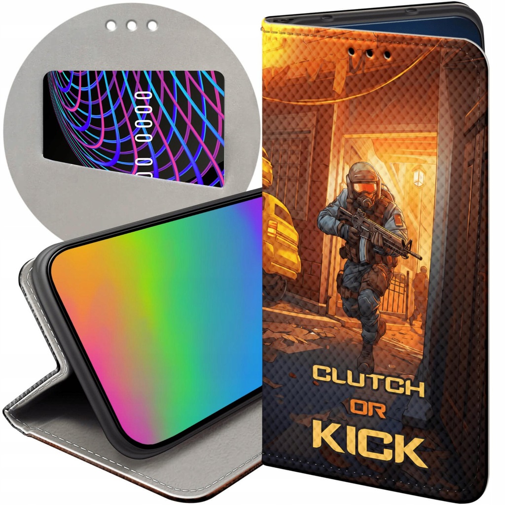 ETUI Z KLAPKĄ DO XIAOMI REDMI NOTE 12S 4G WZORY CS GO COUNTER-STRIKE CASE