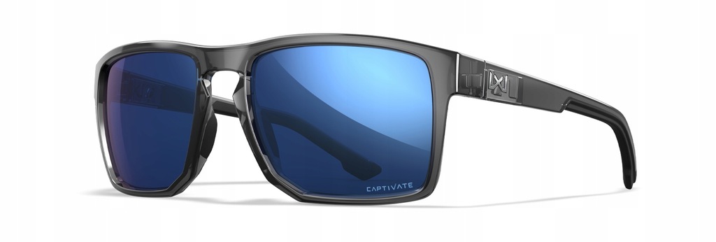 Okulary ochronne Wiley X Founder Captivate Polarized Blue Mirror Matte