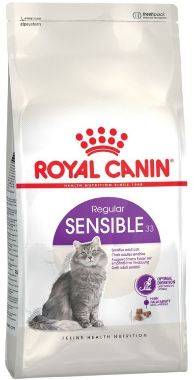 ROYAL CANIN SENSIBLE 33 dorosły wrażliwy kot 10kg