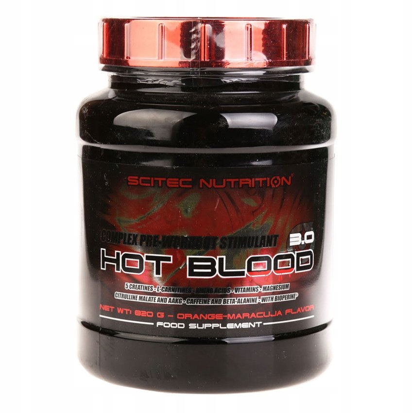 PRE-WORKOUT Hot Blood 3.0 820g Scitec Nutrition