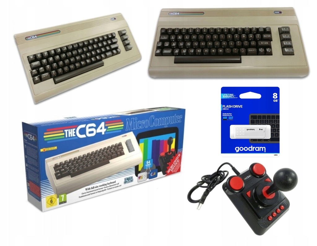 COMMODORE 64 KLASYCZNE GRY RETRO 3XUSB