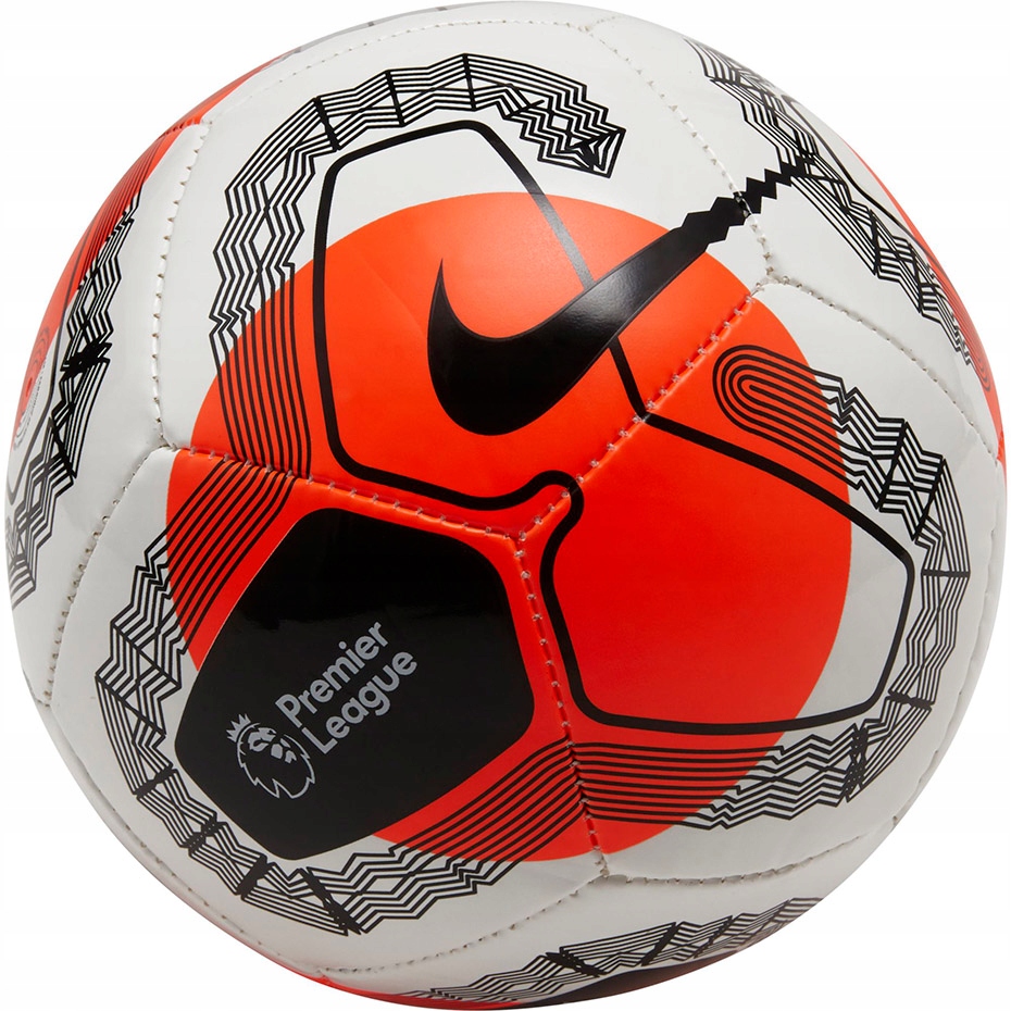 Piłka nożna Nike PL Skills biało-pomarańczowo-czar