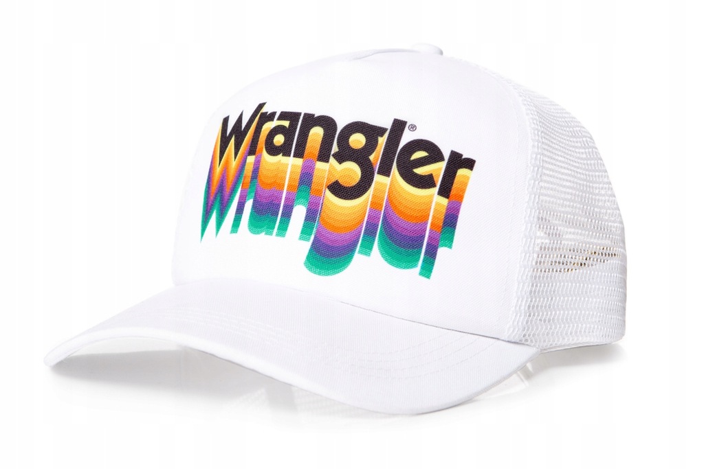 WRANGLER TRUCKER CZAPKA Z DASZKIEM NADRUK ONE SIZE